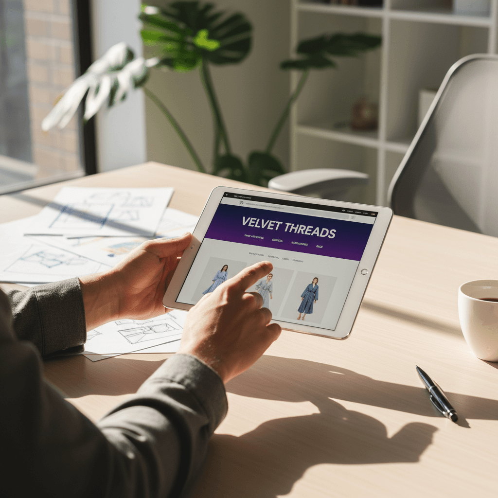 Website design and digital strategy planning for small business