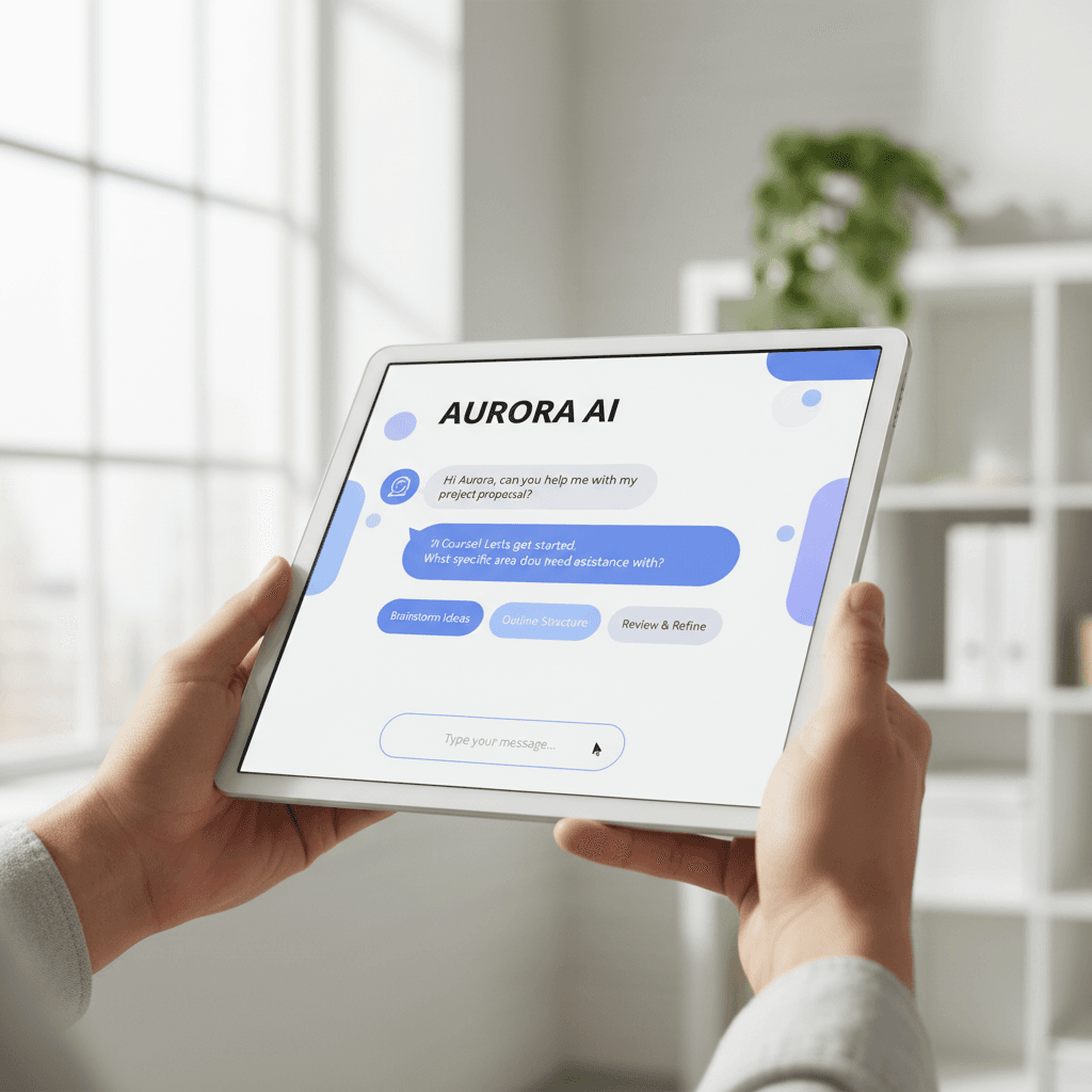 AI chatbot interface implementation example